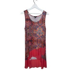 Cupio Coral Pink Flare Sundress Women’s Medium